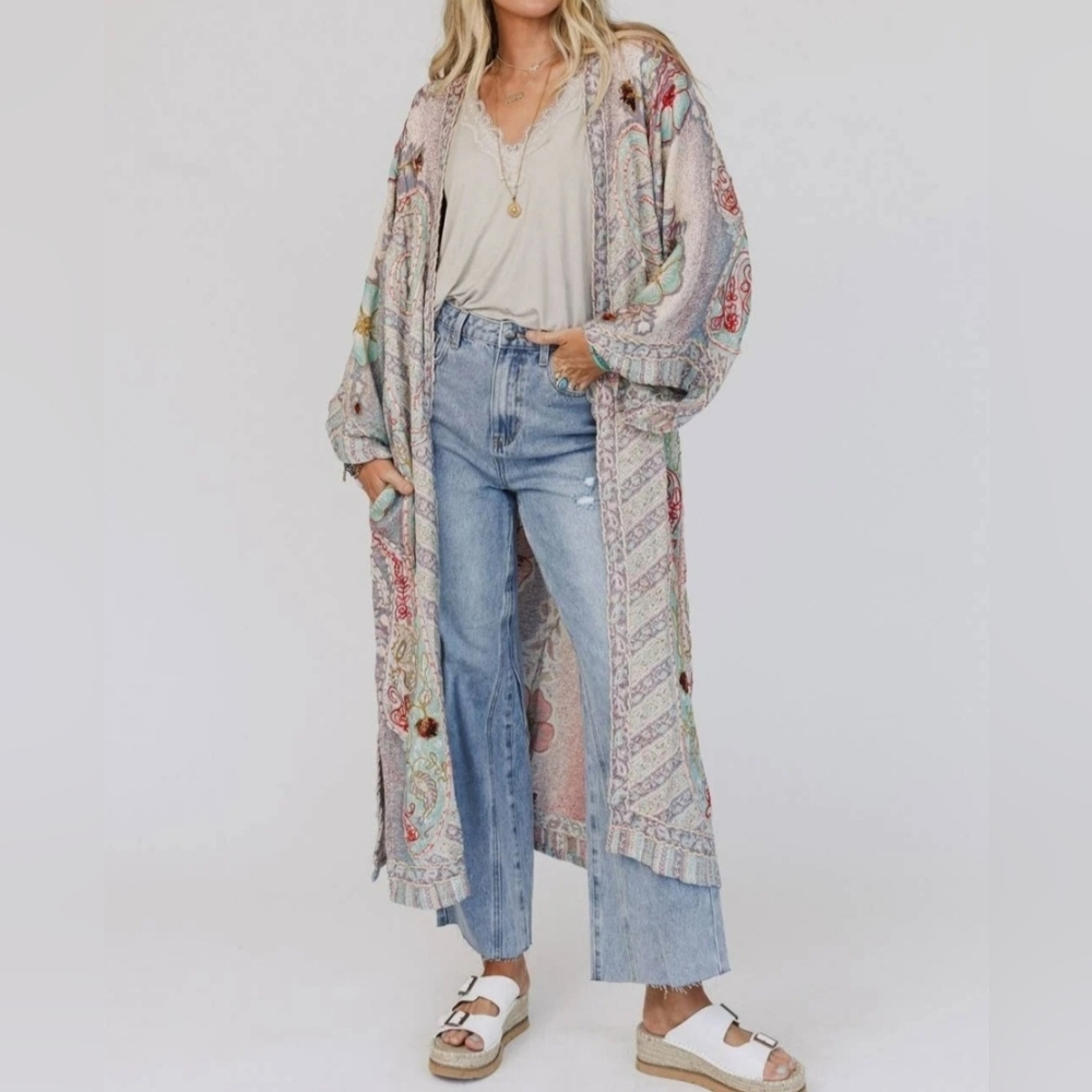 Talulah Floral Duster Kimono